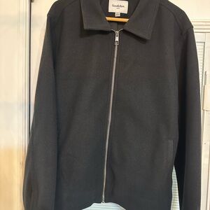 Goodfellow & Co Men's Zip-Up Black Sweater Size L